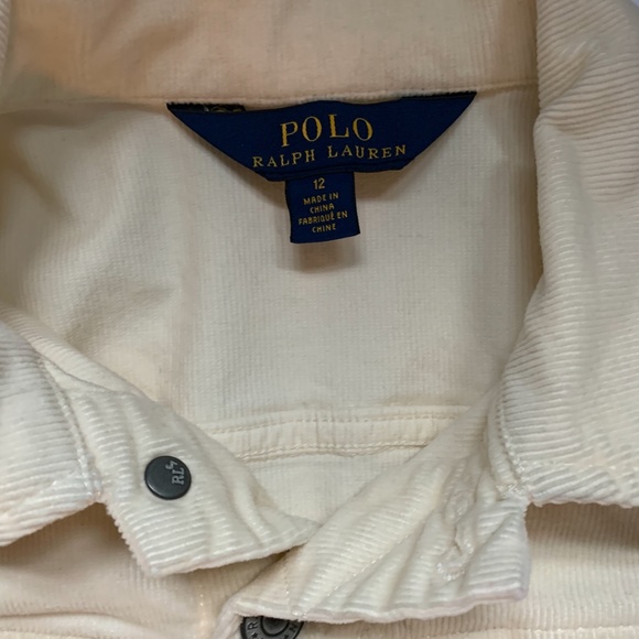 Polo by Ralph Lauren  cream corduroy jean jacket - Picture 3 of 5